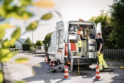 Saugbagger Neumarkt im Einsatz